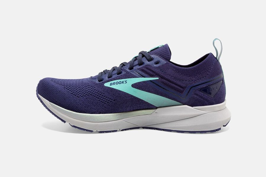 Ricochet 3 Road Brooks Running Shoes NZ Womens - Purple/Turquoise - PLQCBD-209